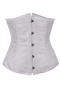 Fashionable White Underbust Corset