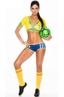 FIFA World Cup Russia 2018 --Soccer Brazil Player Uniforms Costumes