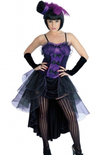 Women Ringmaster Burlesque Costume Showgirl Fancy Dress Halloween Party Outfit